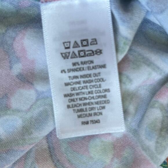 84. Cynthia Rowley Paisley Print Tunic Dress Size Small - Boho Summer Vibes - Picture 8 of 11